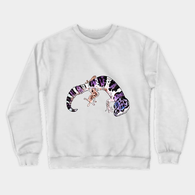 gecko Crewneck Sweatshirt by VicaVeresk